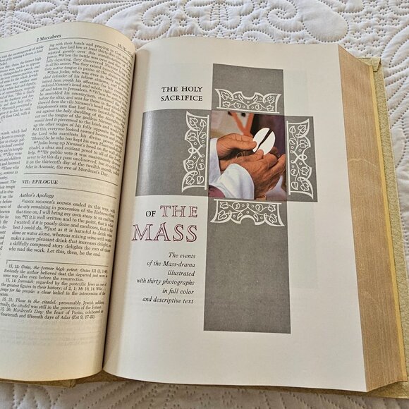 Fireside Family Edition NAB Catholic Bible With Jesus Portrait Cover & Illustrat - Picture 6 of 15